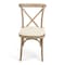 Atlas Commercial Products Canvas Tie Back Cross Back Chair Cushion XBCC4BLST-LG - alternate 4